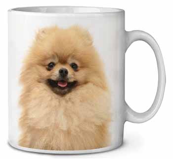 Cream Pomeranian Dog Ceramic 10oz Coffee Mug/Tea Cup