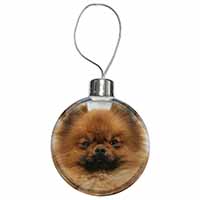 Pomeranian Dog Christmas Bauble