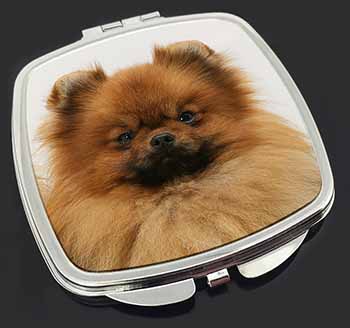 Pomeranian Dog Make-Up Compact Mirror