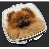 Pomeranian Dog Make-Up Compact Mirror
