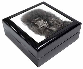 Black Poodle Dog Keepsake/Jewellery Box