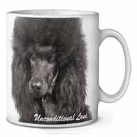 Black Poodle-With Love Ceramic 10oz Coffee Mug/Tea Cup Printed Full Colour - Advanta Group®
