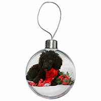 Christmas Poodle Christmas Bauble