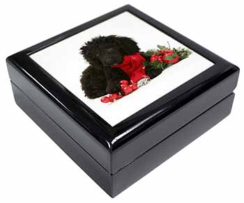 Christmas Poodle Keepsake/Jewellery Box