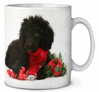 Christmas Poodle Ceramic 10oz Coffee Mug/Tea Cup