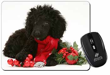 Christmas Poodle Computer Mouse Mat