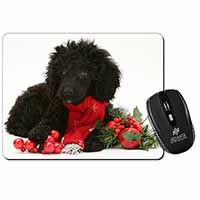 Christmas Poodle Computer Mouse Mat