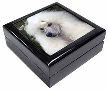 White Poodle Dog Keepsake/Jewellery Box