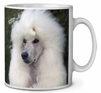 White Poodle Dog Ceramic 10oz Coffee Mug/Tea Cup