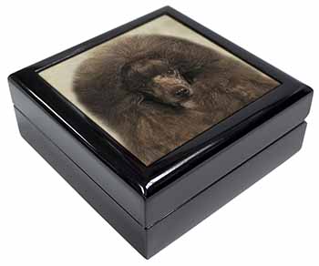 Chocolate Poodle Dog Keepsake/Jewellery Box