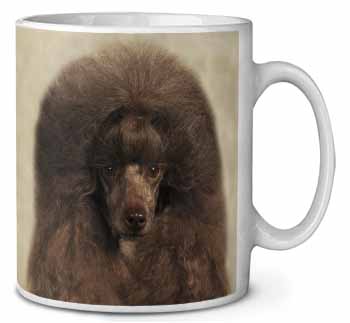 Chocolate Poodle Dog Ceramic 10oz Coffee Mug/Tea Cup