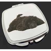 Miniature Poodle Dog Make-Up Compact Mirror