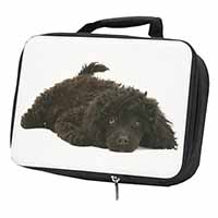 Miniature Poodle Dog Black Insulated School Lunch Box/Picnic Bag