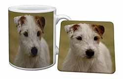 Parson Russell Terrier Dog Mug and Coaster Set