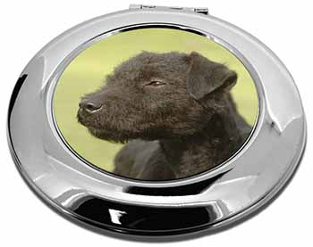 Patterdale Terrier Dogs Make-Up Round Compact Mirror