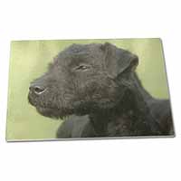Patterdale Terrier Dogs Large Glass Cutting Chopping Board - Advanta Group®