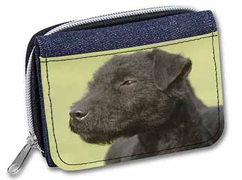 Patterdale Terrier Dogs Unisex Denim Purse Wallet