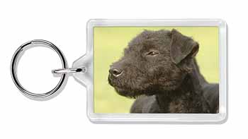 Patterdale Terrier Dogs Photo Keyring printed full colour