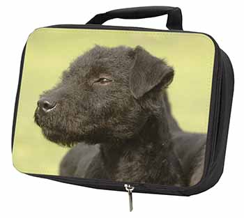 Patterdale Terrier Dogs Black Insulated School Lunch Box/Picnic Bag