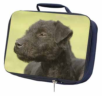 Patterdale Terrier Dogs Navy Insulated School Lunch Box/Picnic Bag