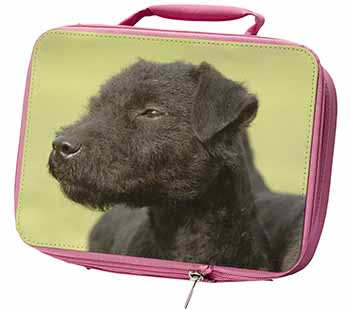 Patterdale Terrier Dogs Insulated Pink School Lunch Box/Picnic Bag