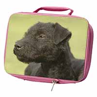 Patterdale Terrier Dogs Insulated Pink School Lunch Box Bag - Advanta Group®
