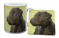Patterdale Terrier Dogs Mug and Coaster Set