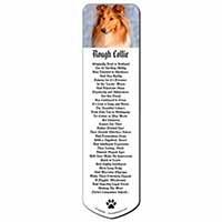 Rough Collie Dog Bookmark, Book mark, Printed full colour
