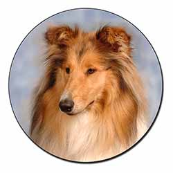 Rough Collie Dog Fridge Magnet Printed Full Colour