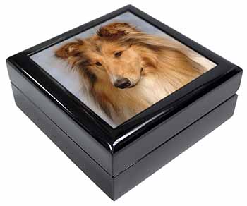Rough Collie Dog Keepsake/Jewellery Box