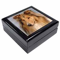 Rough Collie Dog Keepsake/Jewellery Box