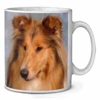 Rough Collie Dog Ceramic 10oz Coffee Mug/Tea Cup