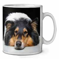 Tri-Colour Rough Collie Dog Ceramic 10oz Coffee Mug/Tea Cup