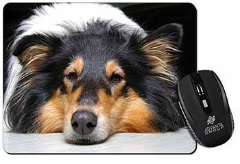 Tri-Colour Rough Collie Dog Computer Mouse Mat