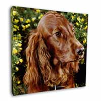 Irish Red Setter Dog Square Canvas 12"x12" Wall Art Picture Print