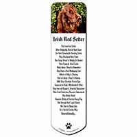 Irish Red Setter Dog Bookmark, Book mark, Printed full colour