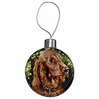 Irish Red Setter Dog Christmas Bauble