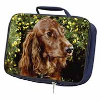 Irish Red Setter Dog Navy Insulated School Lunch Box/Picnic Bag