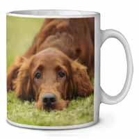 Irish Red Setter Puppy Dog Ceramic 10oz Coffee Mug/Tea Cup