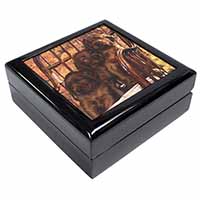 Irish Red Setter Puppy Dogs Keepsake/Jewellery Box