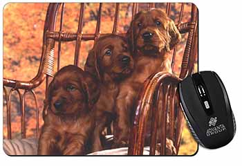 Irish Red Setter Puppy Dogs Computer Mouse Mat