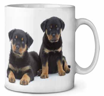 Rottweiler Puppies Ceramic 10oz Coffee Mug/Tea Cup