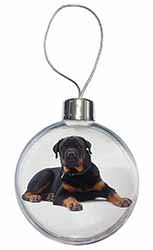 Rottweiler Dog Christmas Bauble