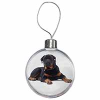 Rottweiler Dog Christmas Bauble