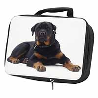Rottweiler Dog Black Insulated School Lunch Box/Picnic Bag