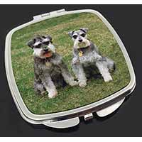 Schnauzer Dogs Make-Up Compact Mirror