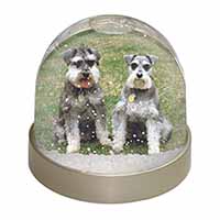 Schnauzer Dogs Photo Snow Globe Waterball