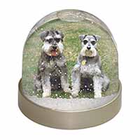 Schnauzer Dogs Snow Globe Photo Waterball