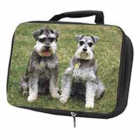 Schnauzer Dogs Black Insulated School Lunch Box/Picnic Bag