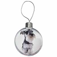 Schnauzer Dog Christmas Bauble